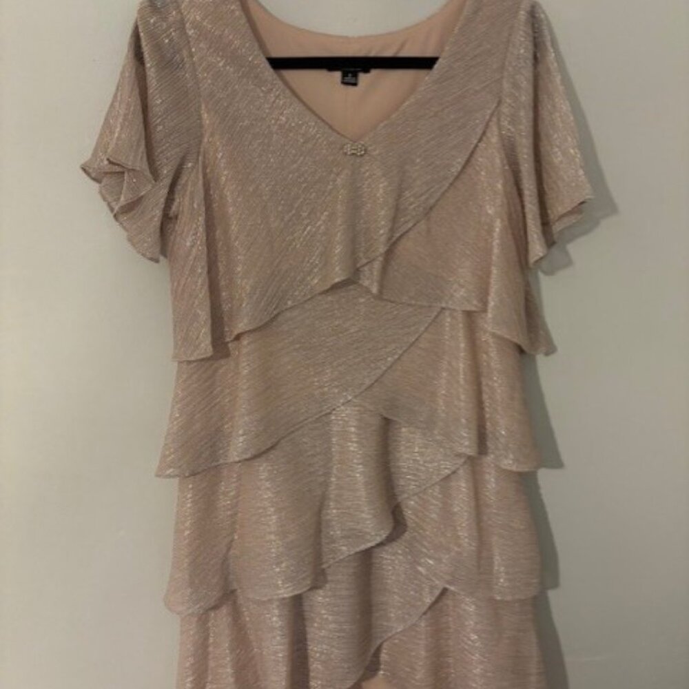 SLNY Gold dress size 6